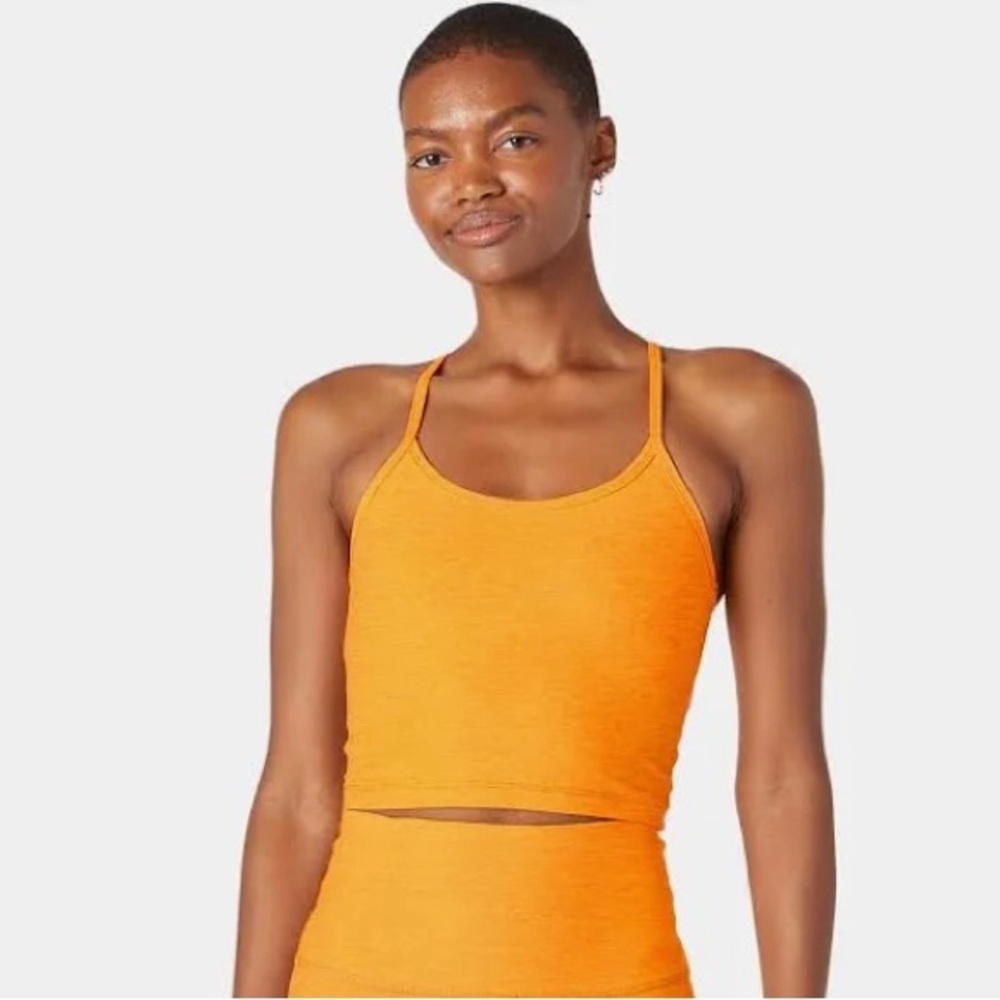 Spacedye Slim Racerback Cropped Tank Medium!!! Worn only once!